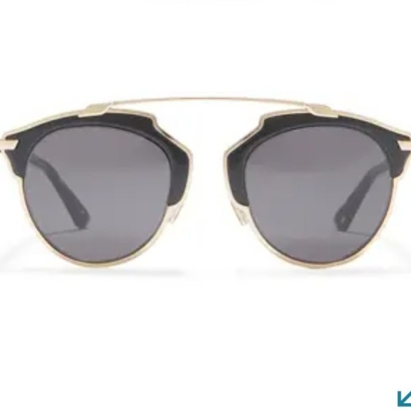 Dior So Real Brow Bar Aviator Sunglasses Rose #1 - Picture 4 of 16